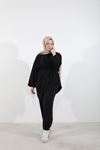Paça Pensli Takım-Siyah